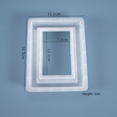 thumbnail image 4 of Molde de silicona para marco de fotos con gotas de pegamento de cristal, para decorar mesas rectangulares, hecho a mano, 4 of 5