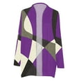 thumbnail image 4 of Cardigan Léger pour Femmes Manches Longues Ouvert devant Blouse Couverture de Plage Habillée Décontractée Veste d'Automne Vêtements, 4 of 5