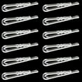 thumbnail image 1 of 1000 Pcs Clear U Shape Plastic Alligator Clips with Teeth Shirt Folding Clips for Socks Dress Ties Hold Garments in Place, 1 of 7