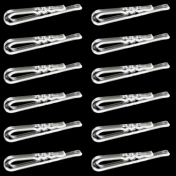 1000 Pcs Clear U Shape Plastic Alligator Clips with Teeth Shirt Folding Clips for Socks Dress Ties Hold Garments in Place