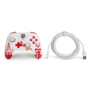 PowerA Enhanced Wired Controller for Nintendo Switch - Mario Red/White