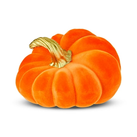 Wilted Pumpkin Decoration, Orange, 4", Halloween by Way To Celebrate