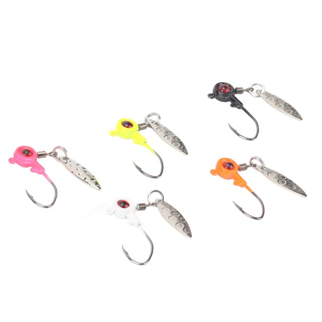 Señuelo de Pesca, Cebo de Pesca Incisiva Doble Gancho de Alta Resistencia Boca Torcida 1.75g 25pcs Para Al Aire Libre