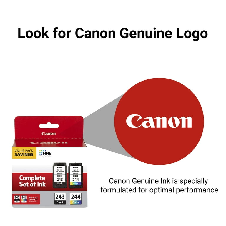 1287C006 (CL-244; PG-243) Ink, Black/Color 1287C006 (CL-244; PG-243) Ink, Black/Color