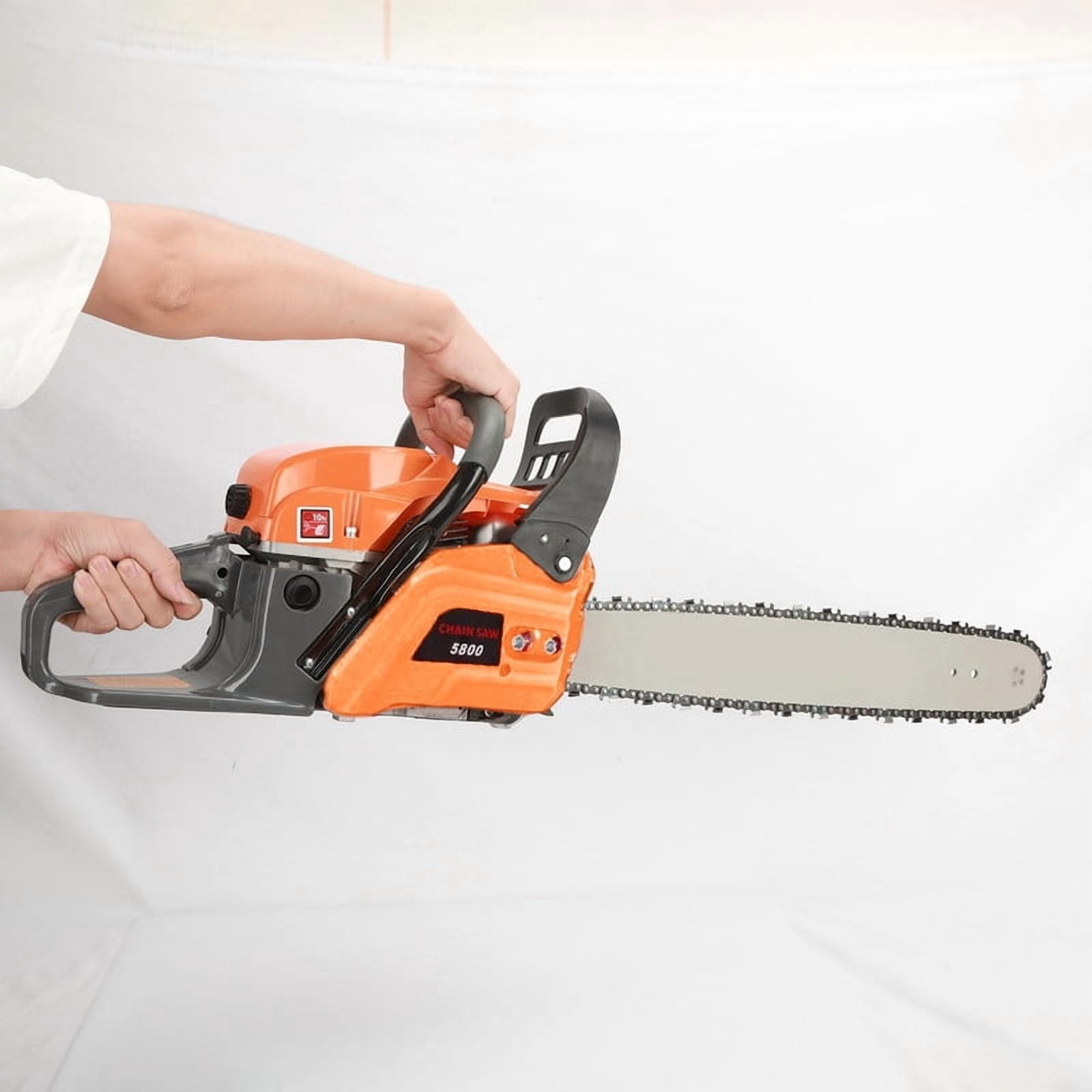 YNCE 20" Gas Chainsaw 58cc 2-Stroke Gas Powered Chainsaws, Cordless Chain Saw with Loop Handle for Wood Cutting and Tree Trimming, Low Emissions & Easy Maintenance