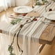 thumbnail image 1 of Fiudx Bandera de Mesa con Borlas, Elegante Diseño de Flecos, Poliéster Resistente a Las Arrugas, Ideal para Bodas y Eventos Occidentales, Ideal para Banquetes y Reuniones, 90 X 180 Cm., 1 of 2
