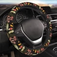 thumbnail image 6 of KLL Car Steering Wheel Cover, Universal 15 inch, Soft Elastic and Comfortable,Car Accessories Decorations-Mushrooms And Fern Stems, 6 of 7