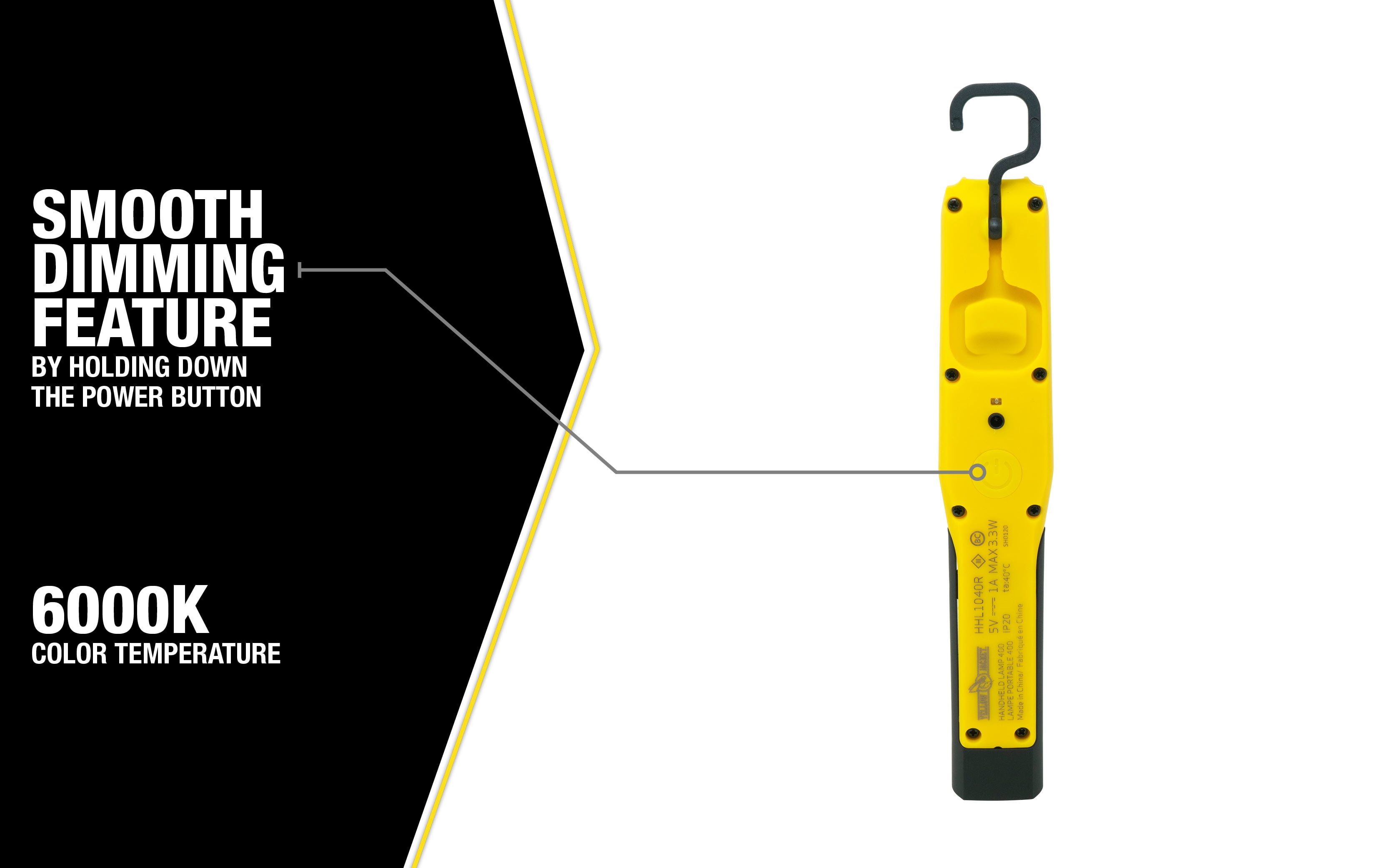 Yellow Jacket 400 Lumen Rechargeable Handheld Light
