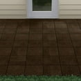 thumbnail image 5 of GroundSmart 12" x 12" x 1/2" Brown Flat Square Rubber Paver, 60 Pack, 5 of 8