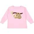 thumbnail image 3 of Inktastic Cute Sloth, Little Sloth, Baby Sloth, Lazy Sloth Boys or Girls Long Sleeve Toddler T-Shirt, 3 of 5