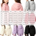 thumbnail image 3 of Gubotare Girls Zip Up Hoodies Teen Fleece Full-Zip Sweatshirts Jacket Casual Fall Hoodie with Pocket Grey,Size 7-8 Years, 3 of 7
