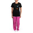 thumbnail image 4 of CafePress - Who Can? Toucan! Women's Dark Pajamas - Women's Short Sleeve Print T-Shirt and Pants Dark Cotton Pajama Set, 4 of 7