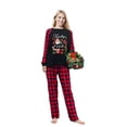 thumbnail image 2 of LuLiaMenton Family Christmas Pajamas, Red Plaid FAMILY Matching Sleepwear, Womens S, 2 of 5