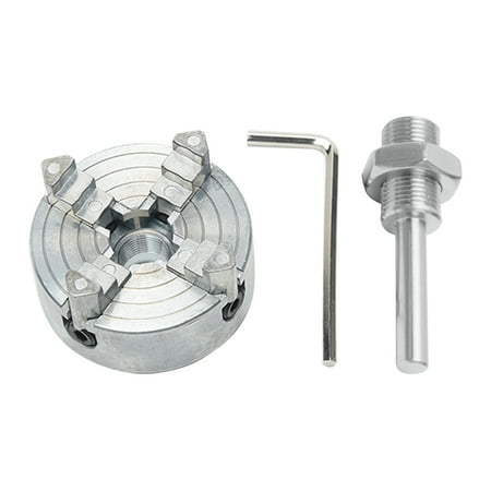 

GRJIRAC Comapct Zinc Alloy 3-Jaw Lathe Chuck with Large Clamping Range in Machine Tool Accessories Fitting for Electric Drill