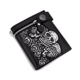 thumbnail image 2 of Cartera corta antirrobo Tonnylam con calavera rosa, cartera con cadena para motocicleta para hombre, 2 of 6