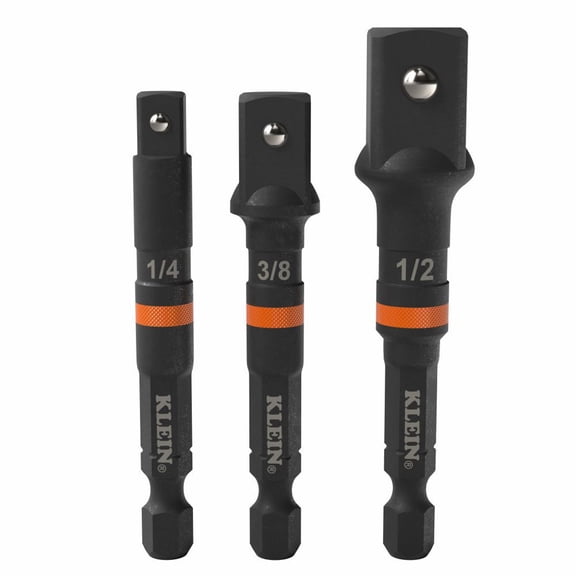 Klein Tools 3 Inch Impact Socket Adapter Set