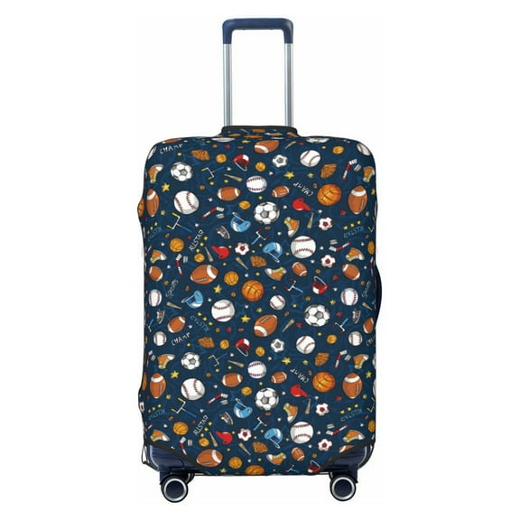 Vsdgher Ball Sports Print Luggage Cover Washable Suitcase Cover Protector Anti-scratch Suitcase cover Fits 18-32 Inch Luggage