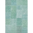 thumbnail image 2 of Addison Rugs Mayfield Washable Transitional Patchwork Teal Rectangle Rug, 9' x 12', 2 of 6