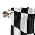 thumbnail image 6 of Lattice Deformation Black White Block Curtain Home Decoration Living Room Short Curtains Window Treatments For Kitchen Bedroom, 6 of 6