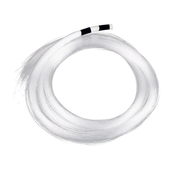 Bewildely 0.75mm 2M MMA Plastic End Glow Fibra óptica decoración barra del hogar 150 piezas Iluminación accesorios 300 piezas