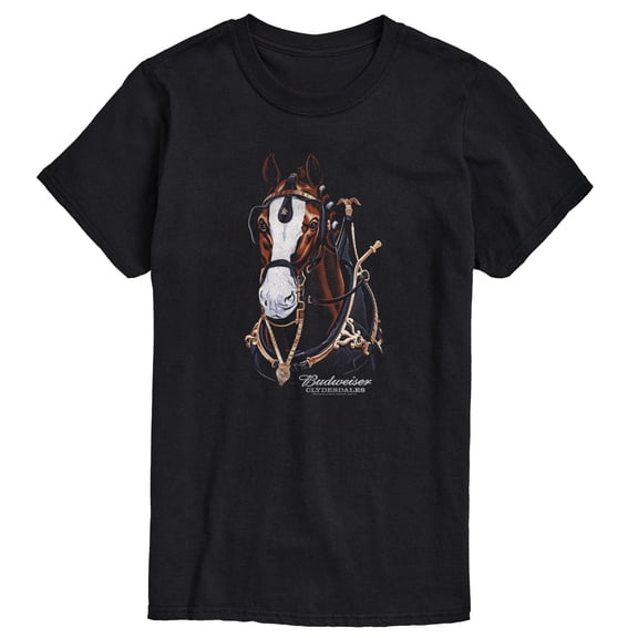 Budweiser - Bud Clydesdale Portrait - Men's Short Sleeve Graphic T-Shirt