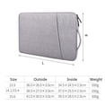 thumbnail image 3 of Portable Waterproof Portable Laptop Sleeve Laptop Sleeve 13.3 14 15 15.6-Inch Suitable For Macbook Pro Computer Bag Hp Acer Xiaami Asus Lenovo, 3 of 9