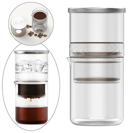 

300Ml Ice Cold Brew Dripper Iced Coffee Maker Pour Over Maker Pot For Office