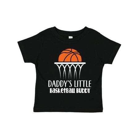 

Inktastic Daddys Little Basketball Buddy Boys Gift Toddler Boy Girl T-Shirt