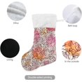thumbnail image 3 of Coolnut 17.7 Inch Christmas Stockings, 2 PCS Roses Pattern Presonalized Large Stocking Sock for Family Holiday Xmas Party Decorations, 3 of 7