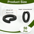 thumbnail image 2 of Split Lock Washer, Spring Lock Washer Stainless Steel Lock Washers Assortment Kit for Screws Bolts 3  50, 2 of 8