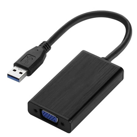 USB 3.0 to VGA Adapter Converter, External Video Card, Multi-monitor Adapter, Support Max Resolution 1080p, for PC Laptop Windows 10/ 8.1/ 8/ 7/