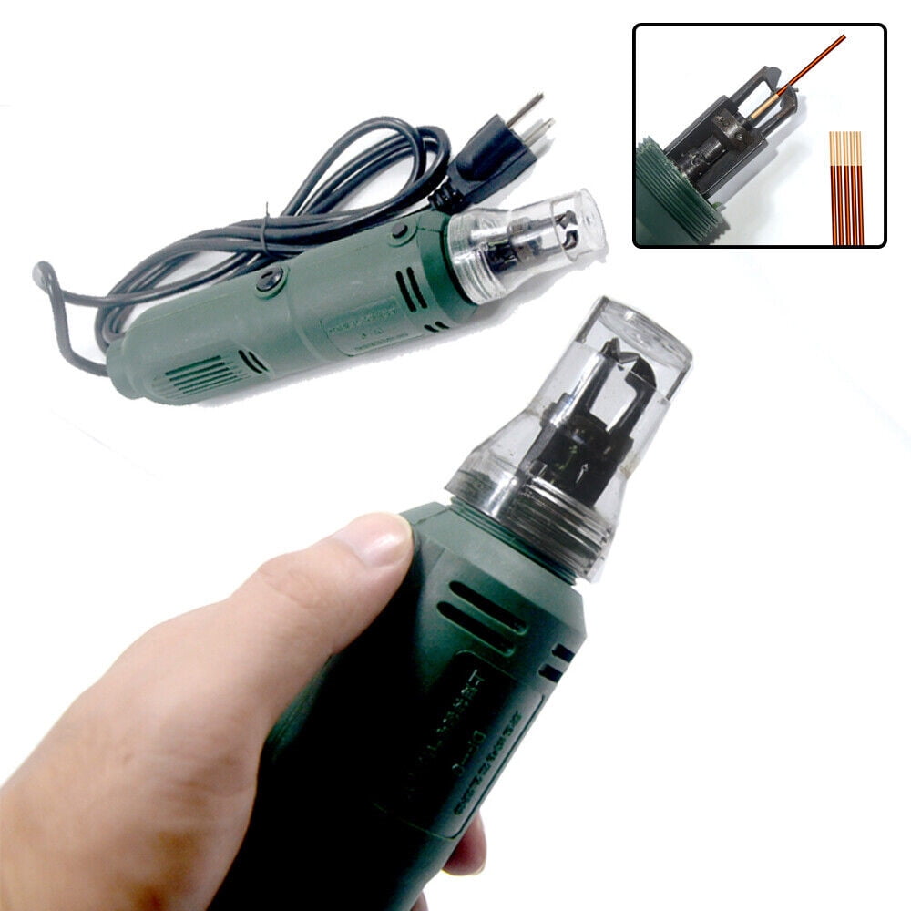 TOPCHANCES 110V Handheld Magnet Wire Stripping Machine DF-8 Electric Wire Stripper Cutter Hand Scraper for Enamelled Wire 10000 r/min