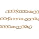thumbnail image 3 of Eslabón De Cadena, Eslabones Retorcidos Aspecto Elegante Cadena De Bordillo De 10 M Para La Fabricación De Joyas ANGGREK Oro, 3 of 8