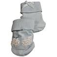 thumbnail image 2 of Tic Tac Toe - Baby Boys Ribbed Bootie Sock 36976-6-12Months (Blue), 2 of 3