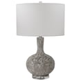 thumbnail image 4 of Uttermost Turbulence Glass and Crystal Table Lamp in White/Black/Gray, 4 of 6