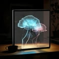 thumbnail image 3 of 3D Holographic Projector, Naked-Eye 3D Projection Light w/ Frame Dynamic Decorative Painting, 3D Wall Light, Creative Wall Decor Night Light, Window Decorations, Christmas Decorations, Holiday Gifts, 3 of 9