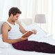 thumbnail image 5 of Balery Dark Purple Glitter Pantalones de pijama para hombre, pijama ultraligero, pantalón de descanso-Medium, 5 of 6