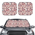 thumbnail image 2 of Sikiie Rocket Pattern Print Foldable Car Windshield Sun Visor, Car Window Sunshade Suitable for Sedan, SUV and Truck Car Accessories-Medium, 2 of 6