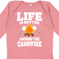 thumbnail image 4 of Inktastic Life is Better Around The Campfire Boys or Girls Long Sleeve Baby Bodysuit, 4 of 5