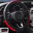 thumbnail image 2 of Universal Sale Leather Steering Wheel Cover I4I9, 2 of 6