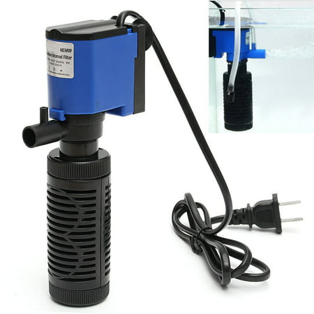 Meigar 6W 1000L/H 220V Submersible Water Internal Filter Aquarium Fish Tank Pump (Best Internal Filters Freshwater Aquarium)