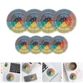 thumbnail image 4 of movtotop 8Pcs PVC Stickers Laptop Decor Multi Color Creative Chart Design, 4 of 6
