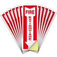 thumbnail image 1 of Pegatinas autoadhesivas para señales de advertencia para extintores de incendios, 20 unidades, 1 of 4