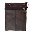 thumbnail image 5 of Elegance Look Cross Body Bag Leather Shoulder Purse w Zipper Pocket Many Colors!!!, 5 of 33