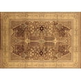 thumbnail image 1 of Ahgly Company Indoor Rectangle Oriental Brown Industrial Area Rugs, 2' x 5', 1 of 4