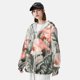 thumbnail image 3 of Balery Tropical With Flamingos Sudadera ligera de manga larga con capucha y protección solar UPF 50+ para hombre y mujer, ideal para pesca y running-Medium, 3 of 7