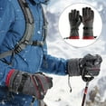 thumbnail image 4 of Reayehane Winter Black Leather Gloves,Screen Leather Warm Gloves, Suitable For Running, Driving And Cycling (Multi-Color ), 4 of 4