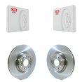 thumbnail image 1 of CMX Front Disc Brake Rotors Pair for Car Cadillac XT5 Buick Enclave XT6 K8-100564, 1 of 8