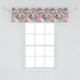thumbnail image 2 of Ambesonne Paris Window Valance, Rose Flowers Romantic, 54" X 12", Pale Green Sea Green, 2 of 3