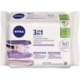 thumbnail image 1 of NIVEA 3-in-1 Biodegradable Face Cleansing & Makeup Removing Wipes for Sensitive Skin, 40 Wipes, 1 of 5